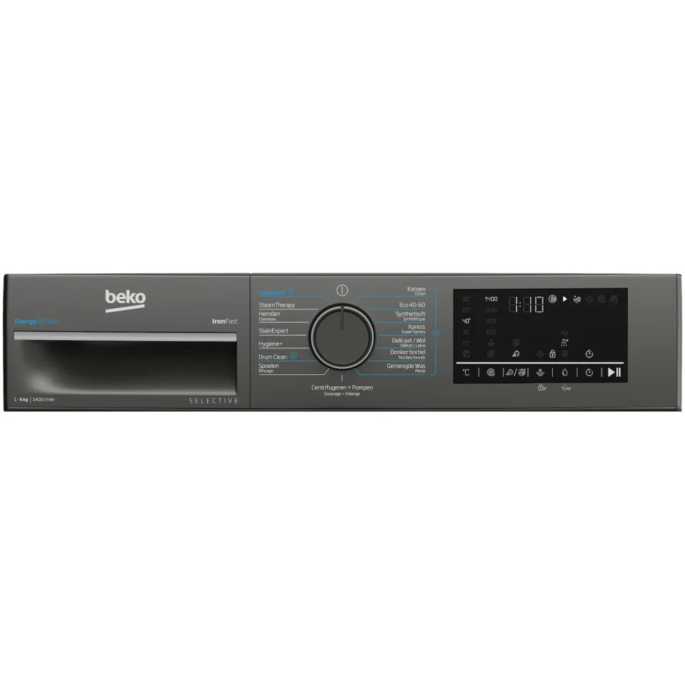 Beko B3WM49410M2 Selective Line wasmachine grijs, foto 2