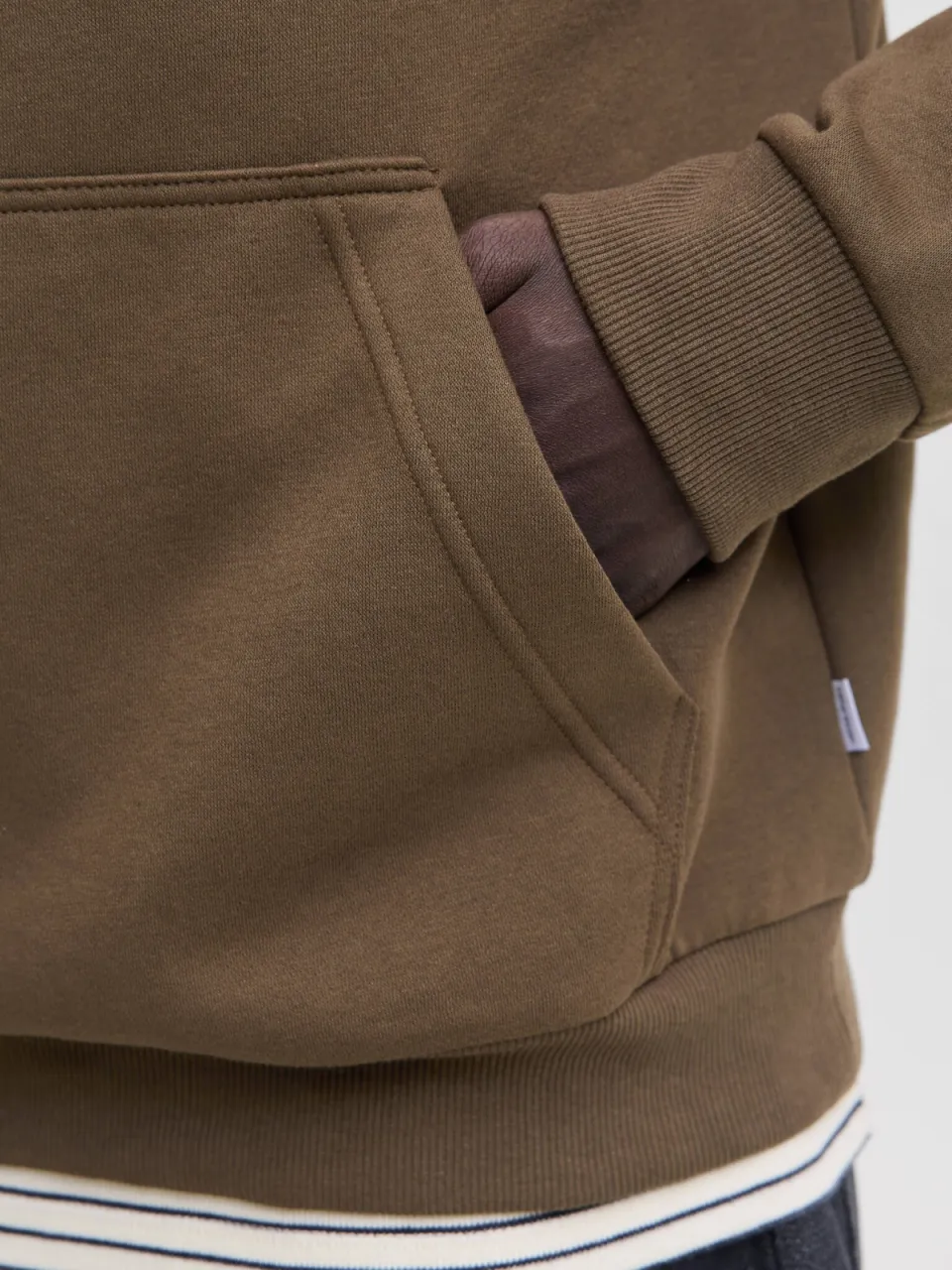 Jack & Jones ESSENTIALS relaxed fit hoodie - bruin, foto 7