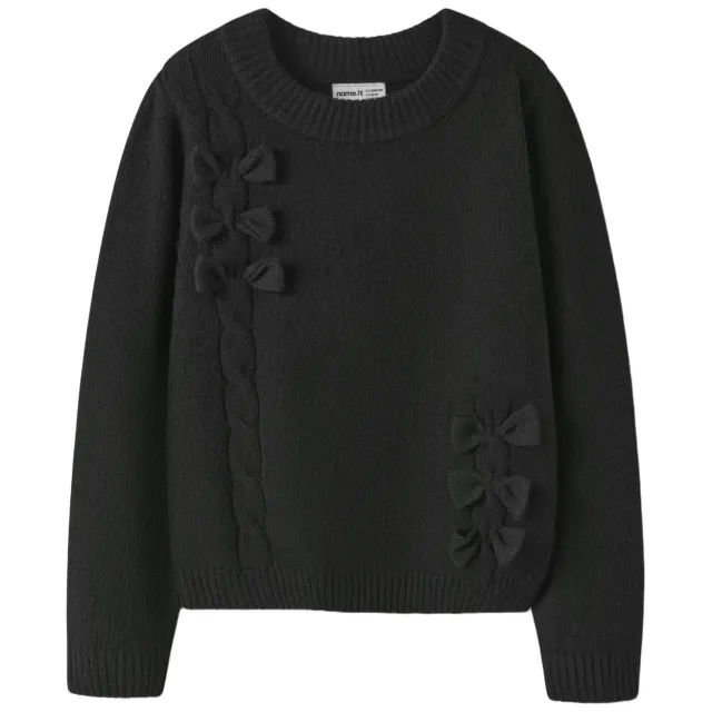 NAME IT KIDS gebreide trui - zwart