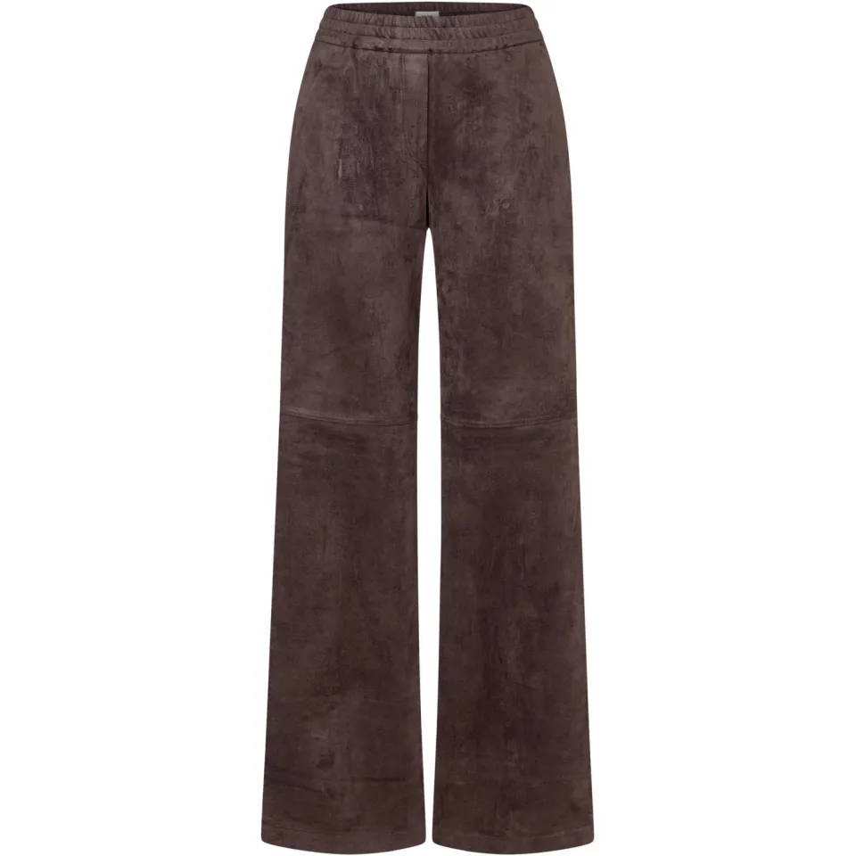 MAC wide leg corduroy broek - bruin, foto 2