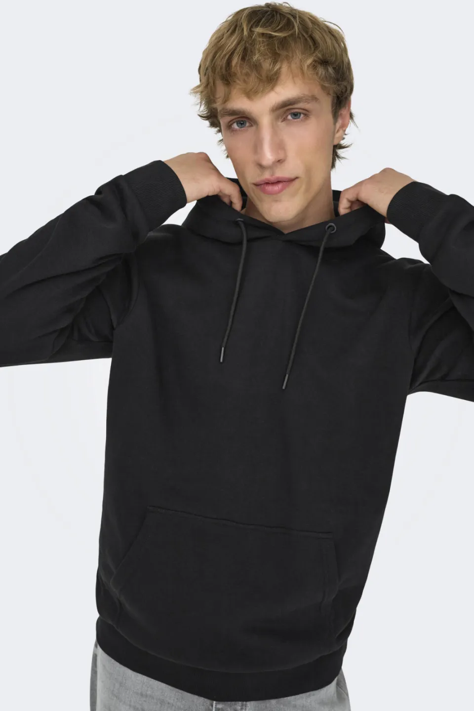 Only & Sons hoodie ONSCERES zwart, foto 5