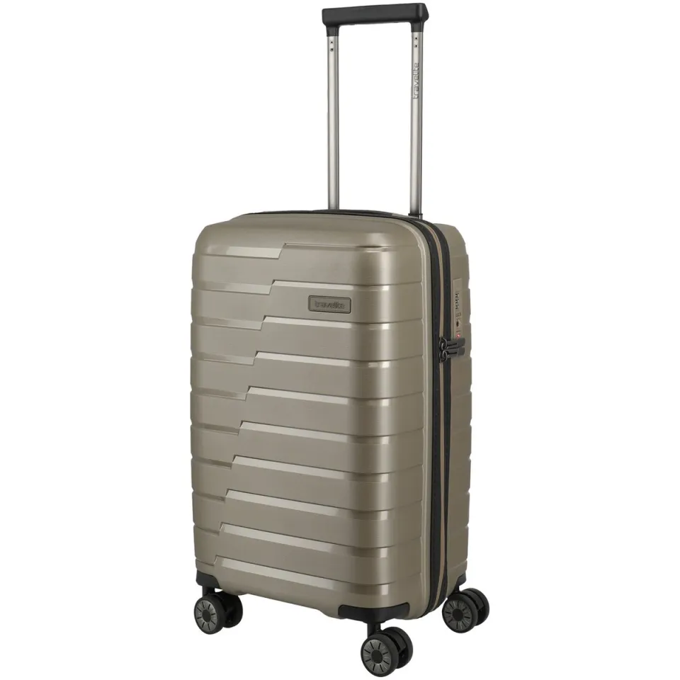 Travelite Air Base handbagage koffer slim 55 cm champagne, foto 2