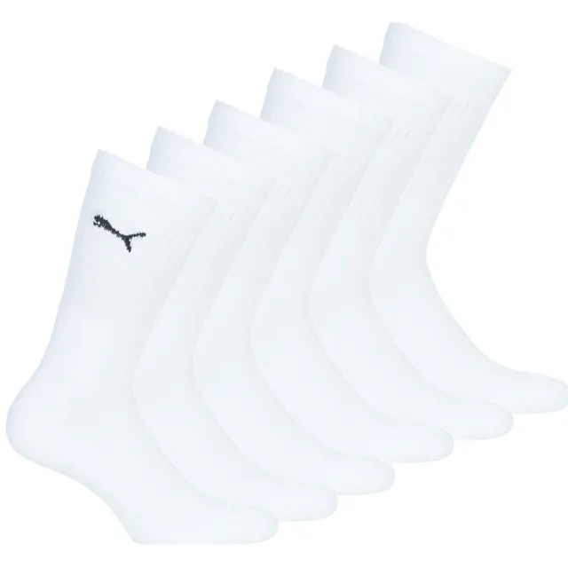 Puma Crew Sock sokken wit 6 paar