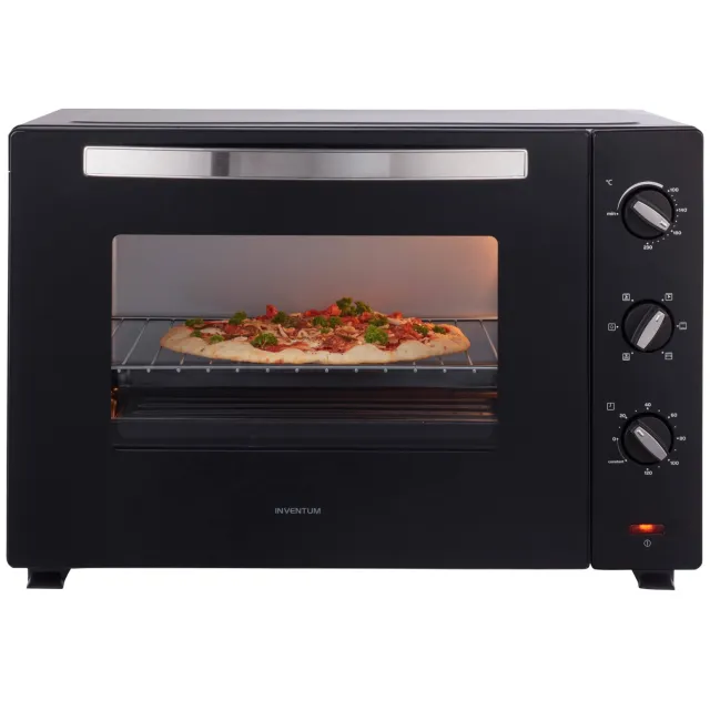Inventum OV607B - Vrijstaande oven - Inhoud 60 liter Zwart