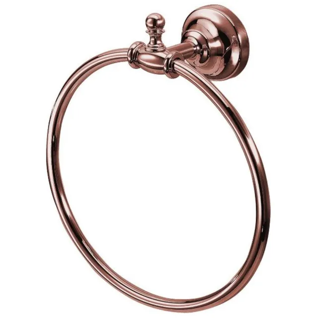 Handdoekhouder Sapho Perla Rond 18x22.3 cm Rose Goud