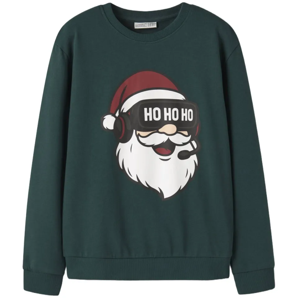 NAME IT KIDS sweater met print - groen, foto 2