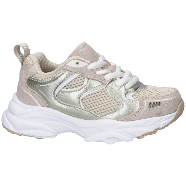 Nelson Kids chunky sneakers beige/goud