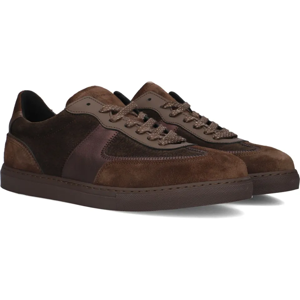 Floris Van Bommel Minni suède sneakers donkerbruin bruin, foto 2