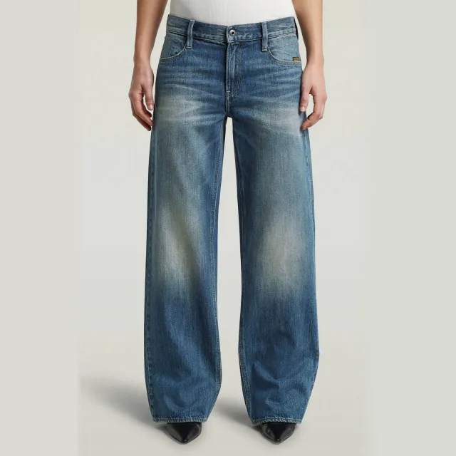 G-Star Judee wide leg jeans - mediumblauw, foto 3