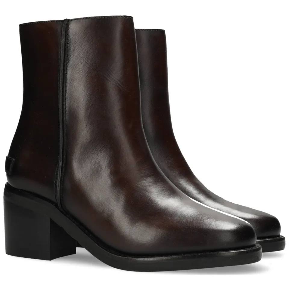 Shabbies Amsterdam PARKER NALA boot mid leather Dark Brown, foto 8