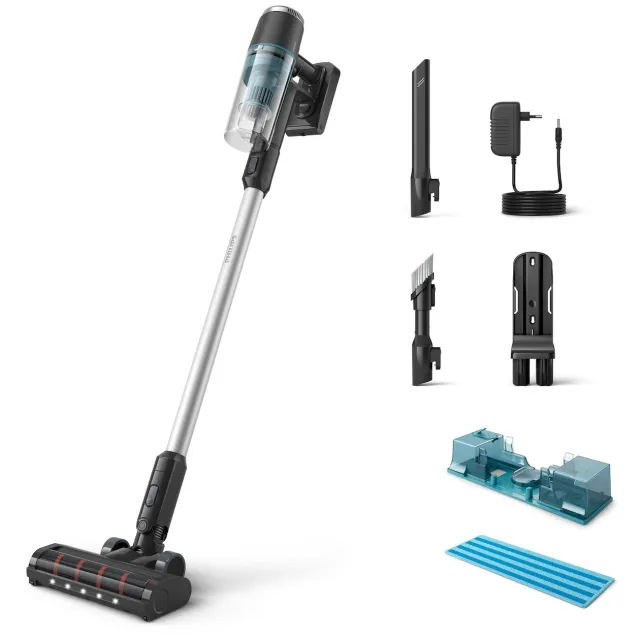 Philips XC3133/01 steelstofzuiger zwart Blauw