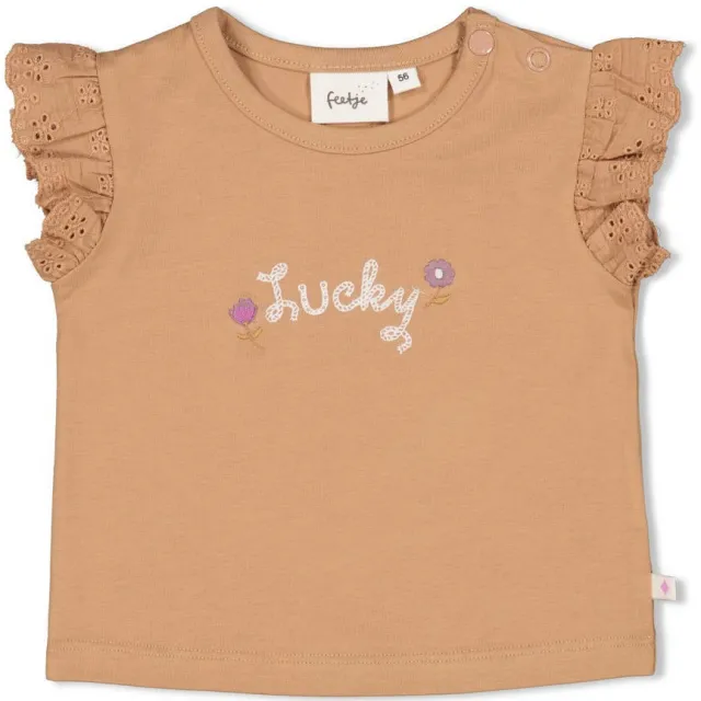Feetje Flower Ranch t-shirt bruin