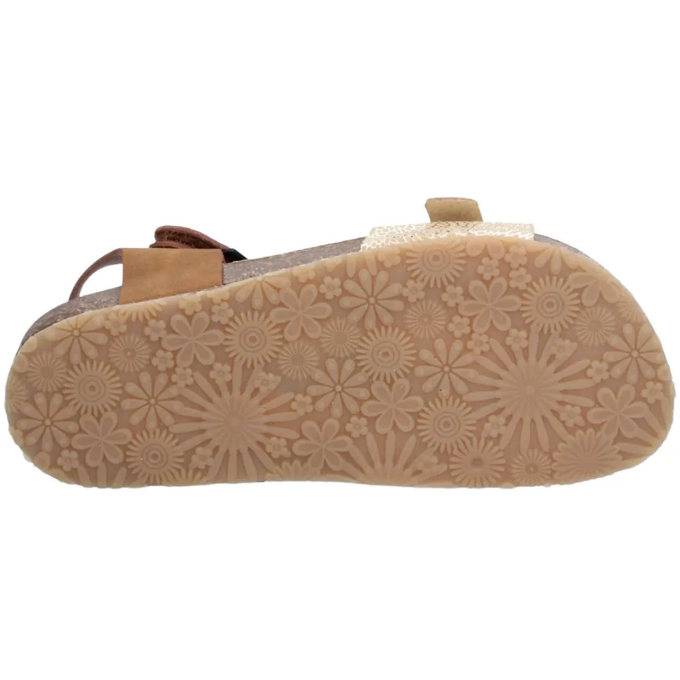 Braqeez sandalen cognac/goud, foto 5