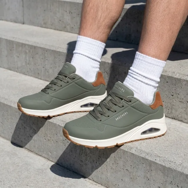 Skechers Uno Suited On Air 183004/OLV sneakers groen, foto 6