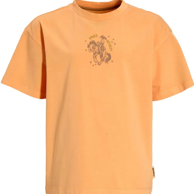 Me & My Monkey oversized T-shirt Luna oranje
