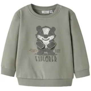 GUPPY BABY sweater met print - groen Printopdruk