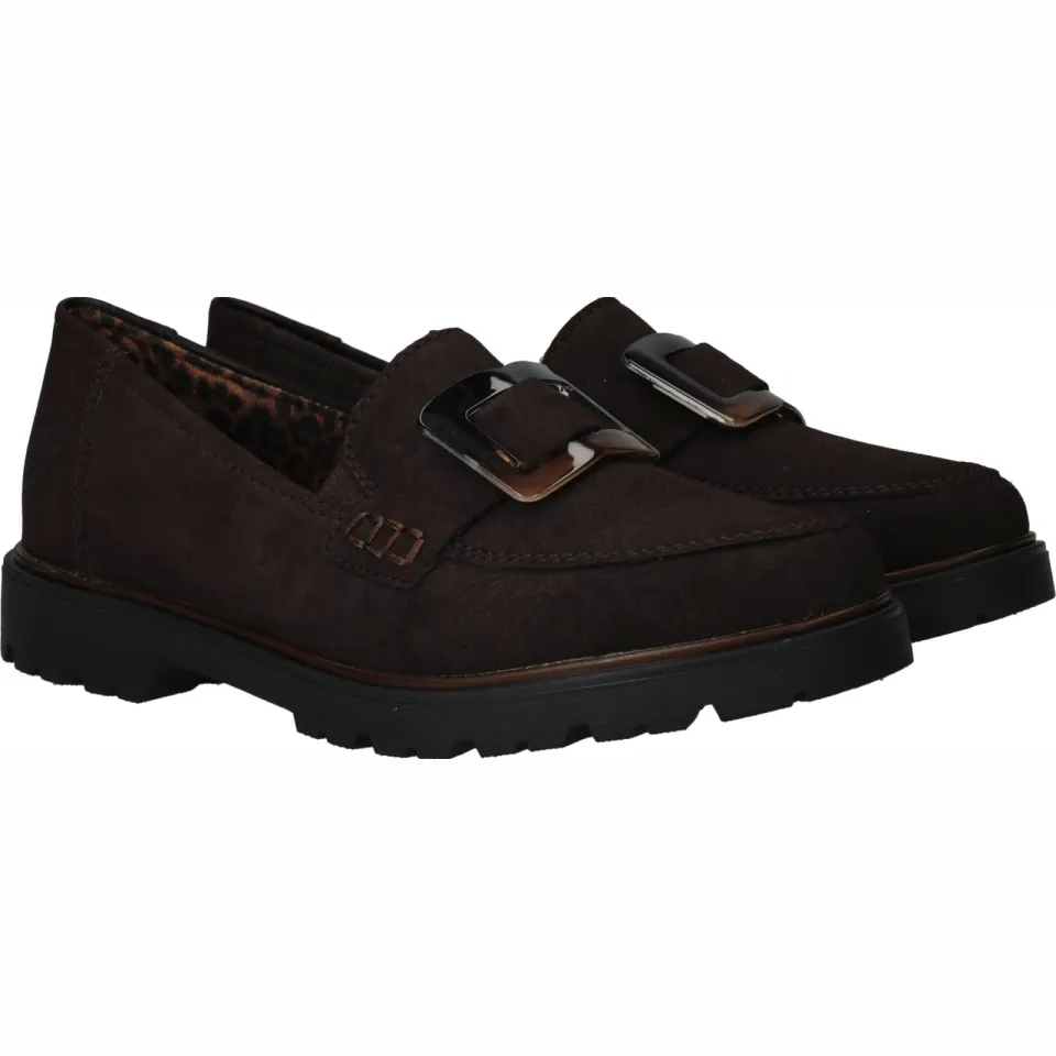 Rieker mocassin donkerbruin, foto 3