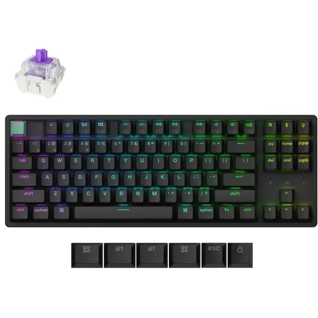 Keychron K8 HE-J1 toetsenbord zwart