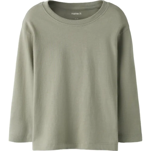 NAME IT MINI longsleeve grijsgroen