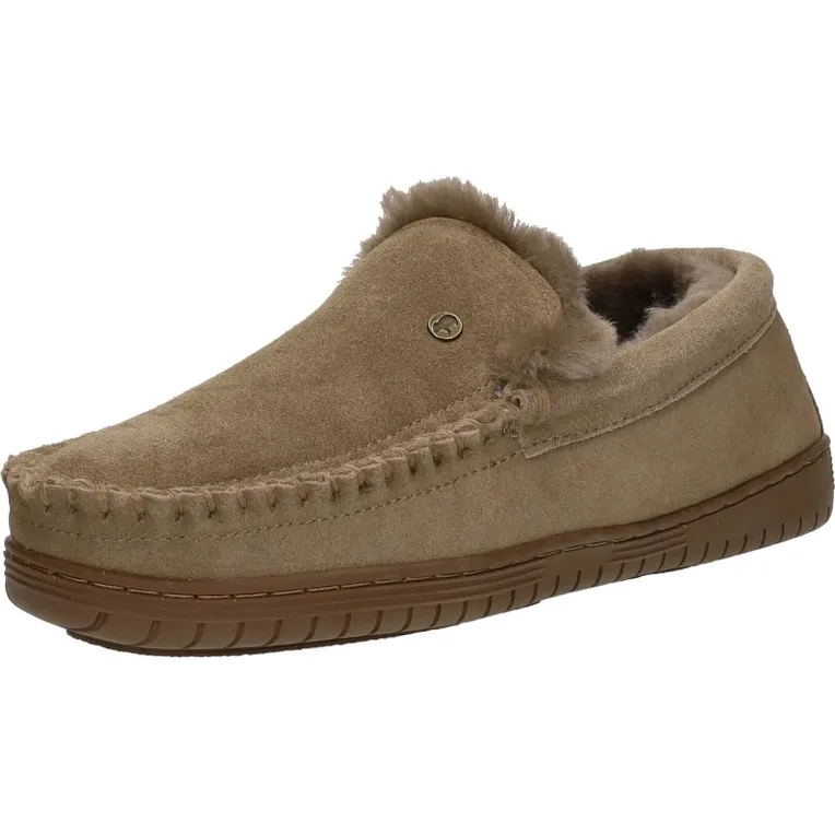 Warmbat Grizzly pantoffels taupe, foto 5