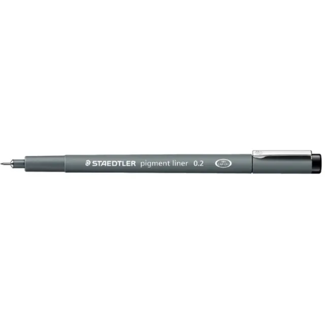 Staedtler Fineliner staedtler pigment 308 zwart 0.1mm