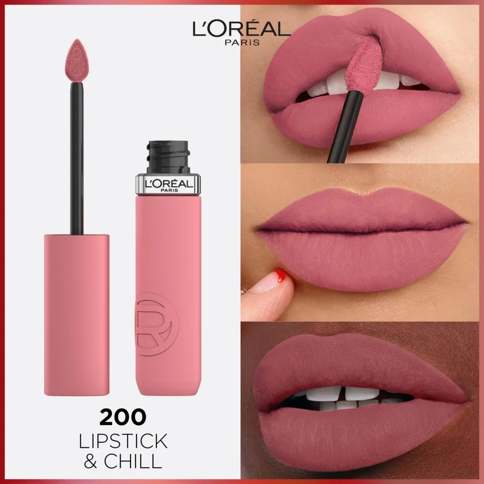 L'oréal Infaillible Matte Resistance lippenstift 200 Lipstick & Chill roze, foto 2