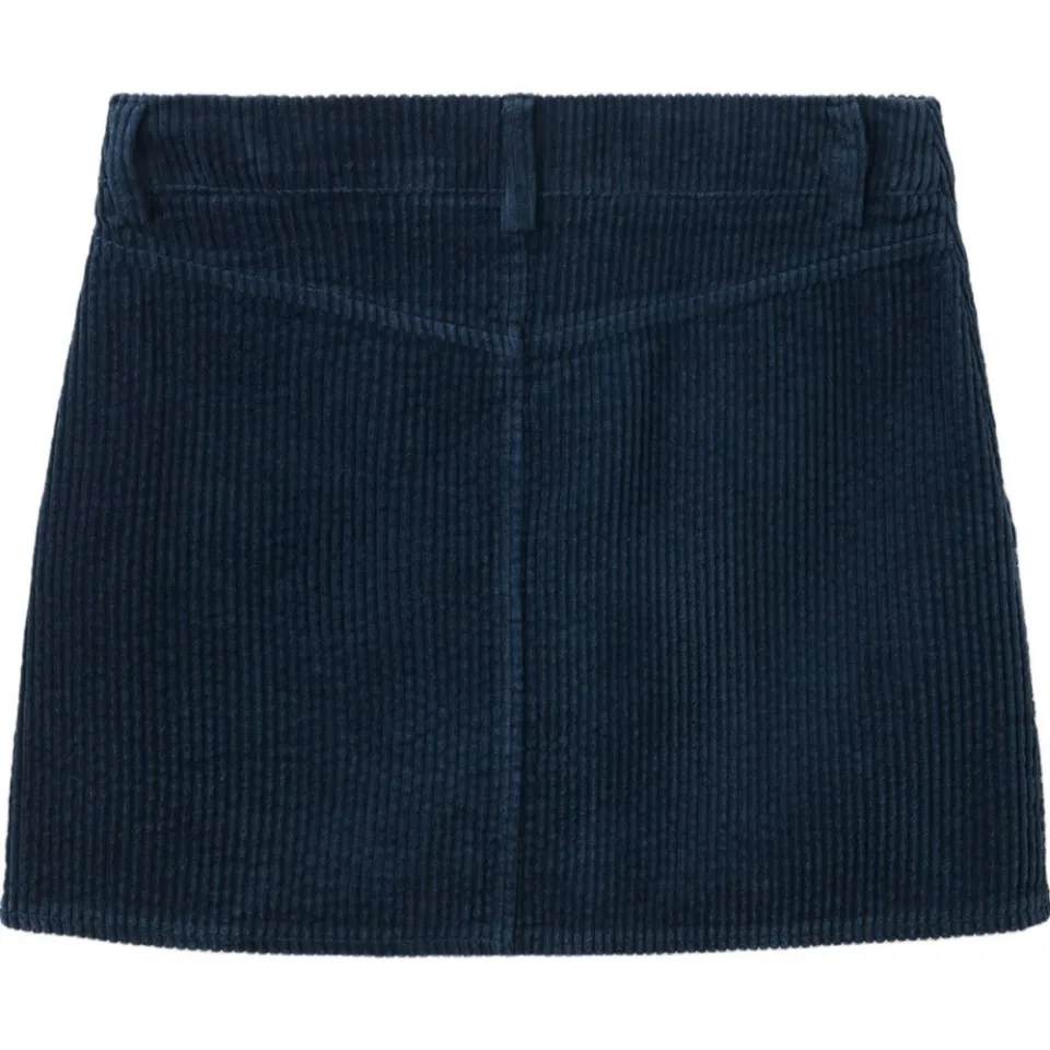 Mango Kids corduroy korte rok - marine, foto 3