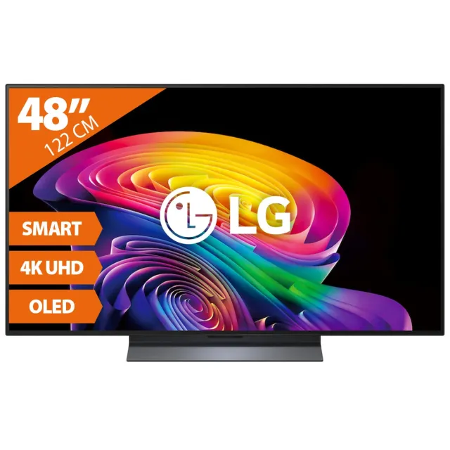 LG OLED48C69LB oled-tv zwart, foto 2