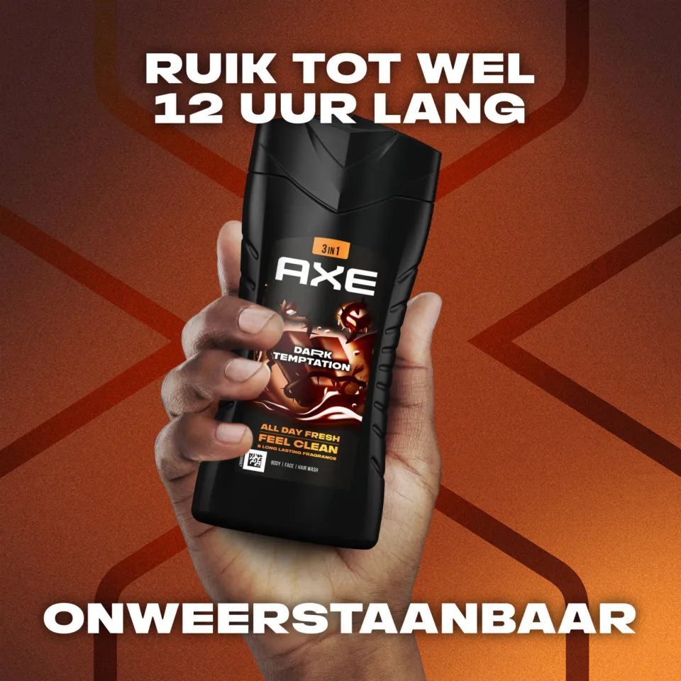 Axe Dark Temptation FIFA 3-in-1 douchegel 6 x 250 ml, foto 6
