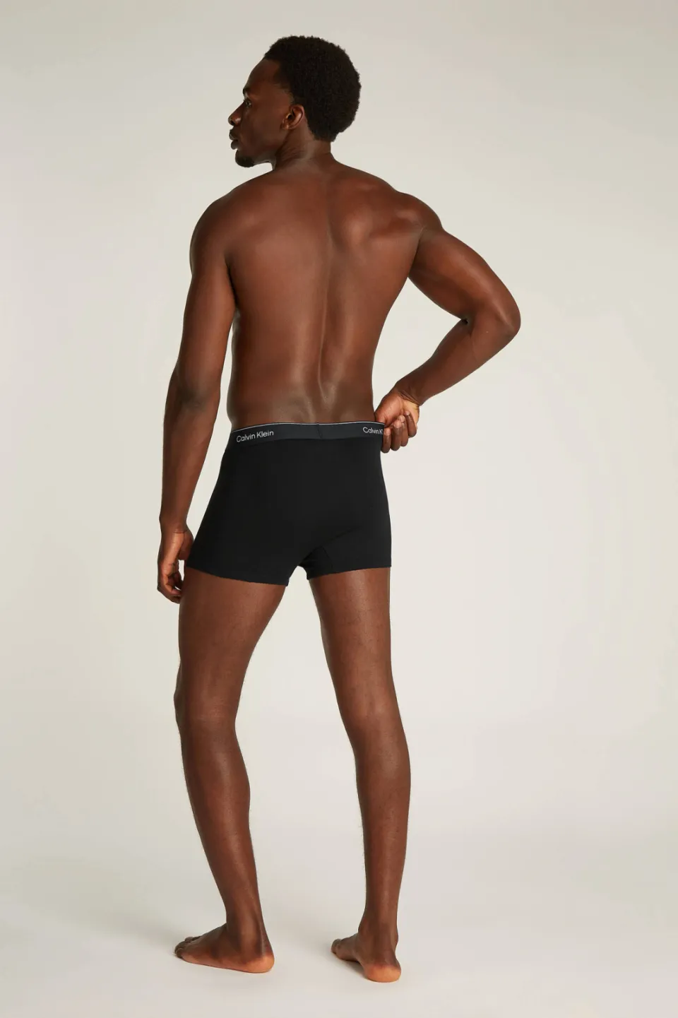 Calvin Klein Relaxed Cotton Stretch trunk boxershorts zwart (3-pack), foto 4