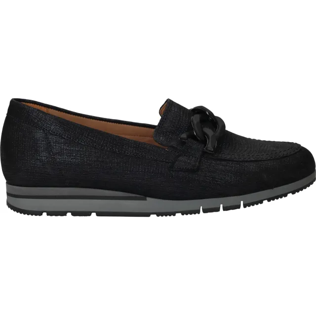 Gabor loafer zwart Blauw