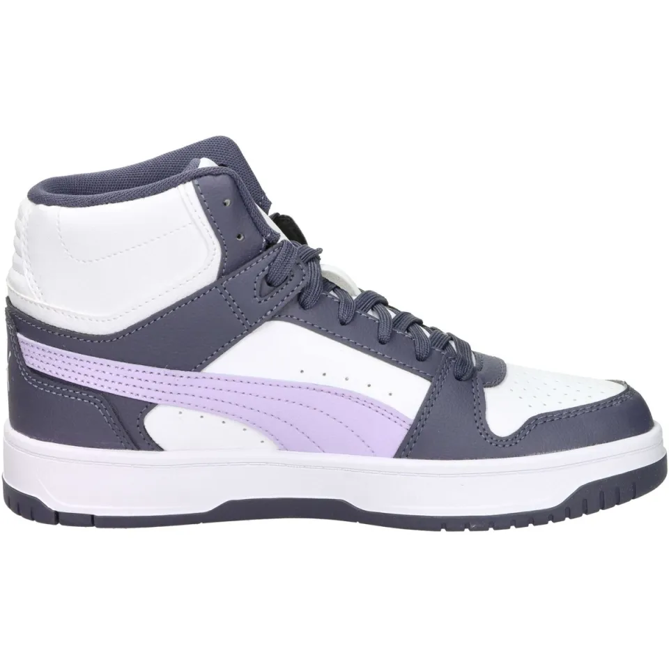 Puma Rebound Slam Mid Jr hoge sneaker wit paars