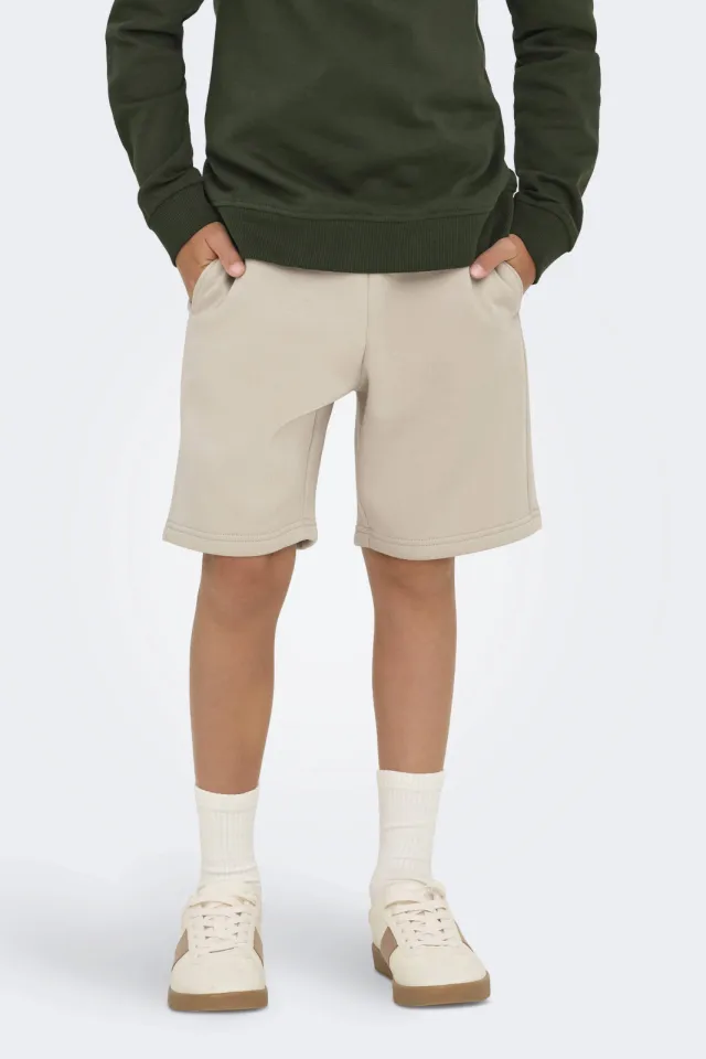 Only & Sons Junior regular sweatshort beige, foto 6