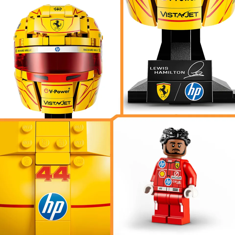 Lego Editions Vehicles Scuderia Ferrari HP Helm van Lewis Hamilton Set 43022, foto 7