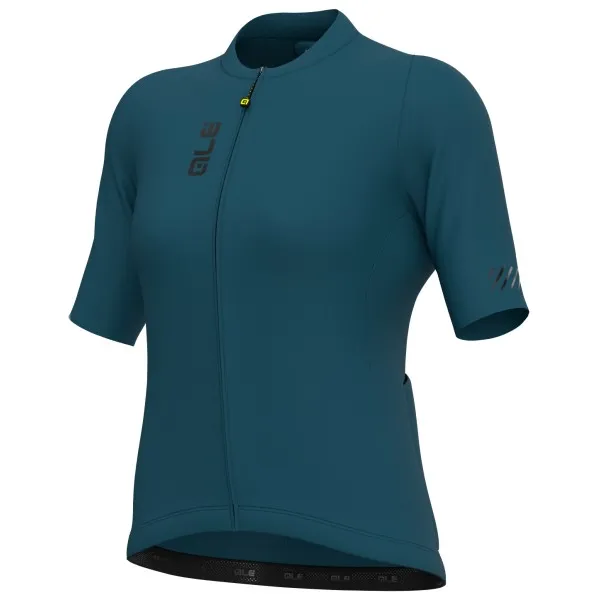 Alé Women's Pragma Color Block Off Road S/S Jersey - Fietsshirt, blauw