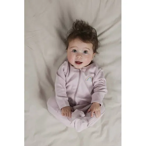 NAME IT BABY pyjama ecru lila set van 2, foto 4