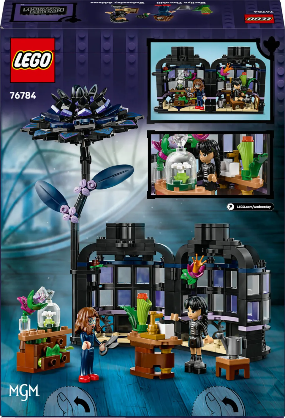 Lego Wednesday Zwarte dahlia 76784, foto 5