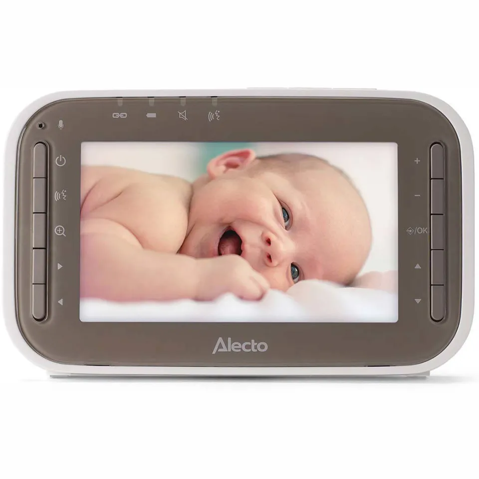Alecto DVM200MBE Video baby monitor with 4,3 inch colour display Taupe, foto 3