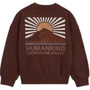 WE Fashion sweater met backprint - bruin, foto 3
