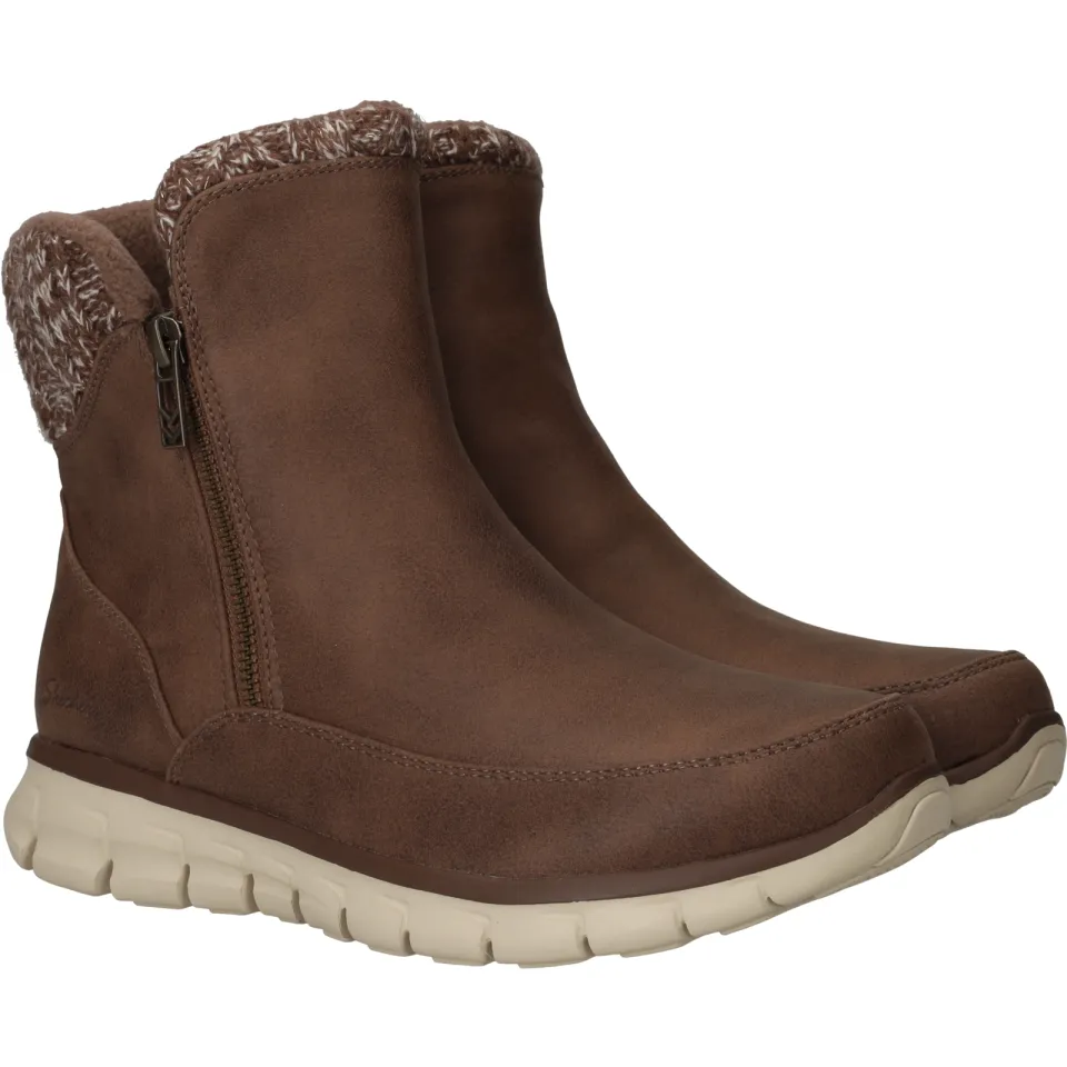 Skechers Synergy Lovely Collab enkellaarsjes bruin, foto 5