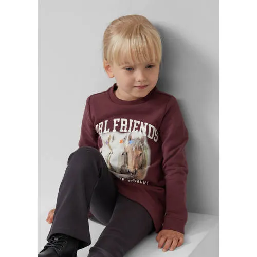 S.Oliver sweater donkerpaars, foto 3