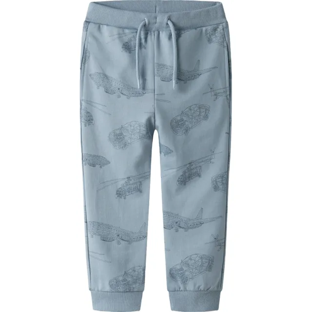 NAME IT MINI joggingbroek blauw all over print, foto 2
