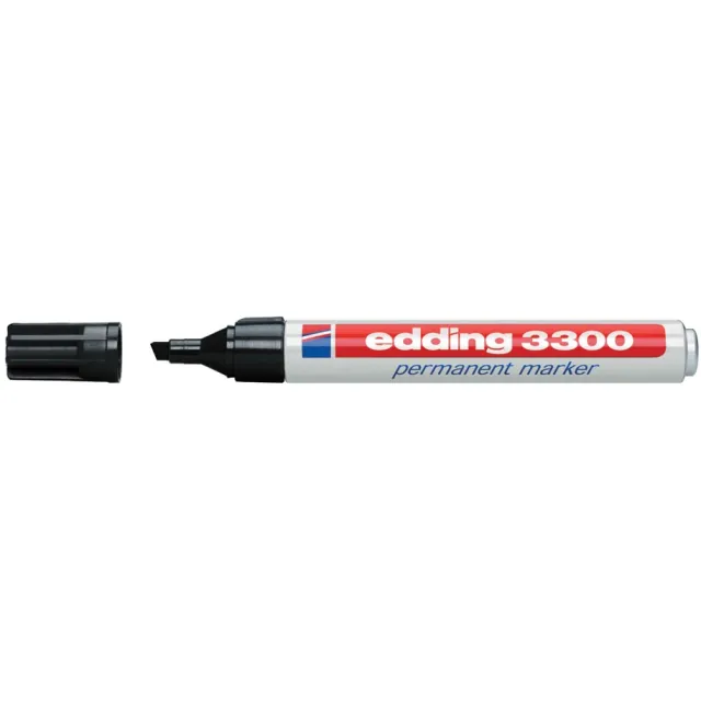 Edding Viltstift edding 3300 schuin 1-5mm zwart
