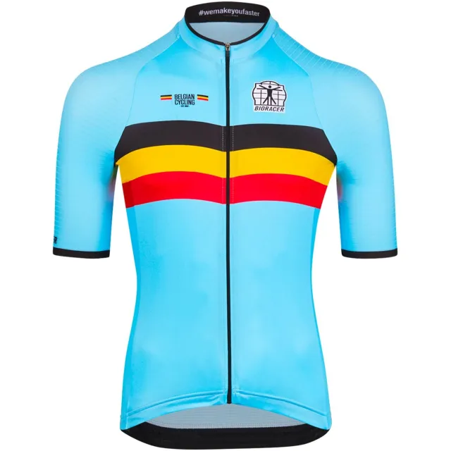 Bioracer BELGISCHE NATIONALE PLOEG Shirt met korte mouwen 2026 Blauw