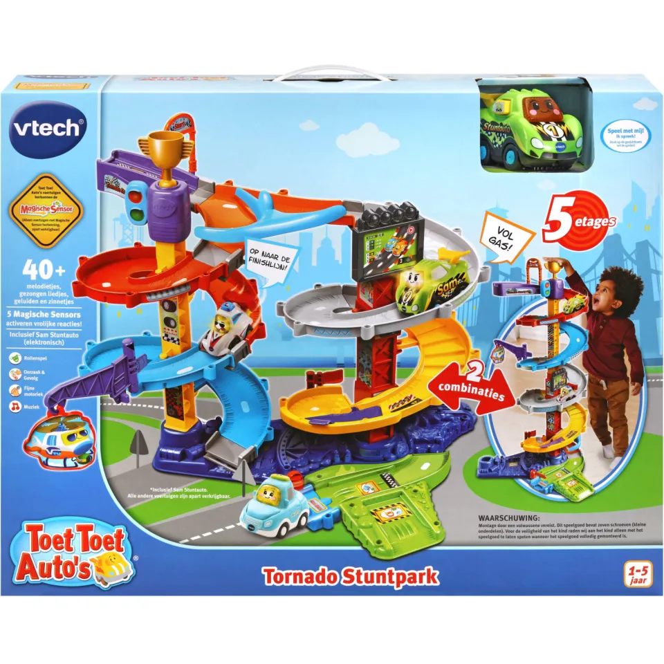 VTech Toet Toet Auto's Tornado Stuntpark, foto 4