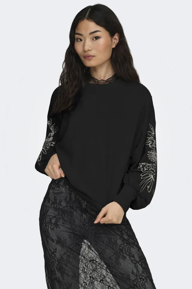 Only sweater Zwart/beige