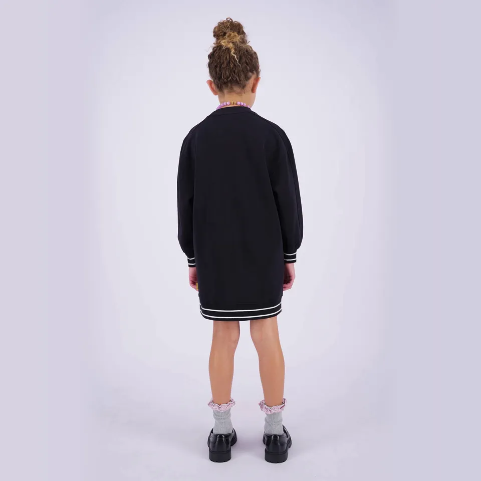 Vingino Padine midi sweatjurk zwart, foto 4