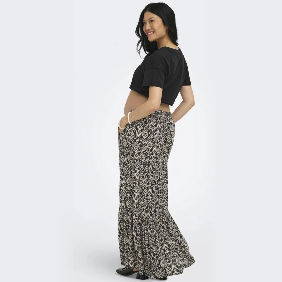 Only Maternity zwangerschaps T-shirt zwart, foto 4