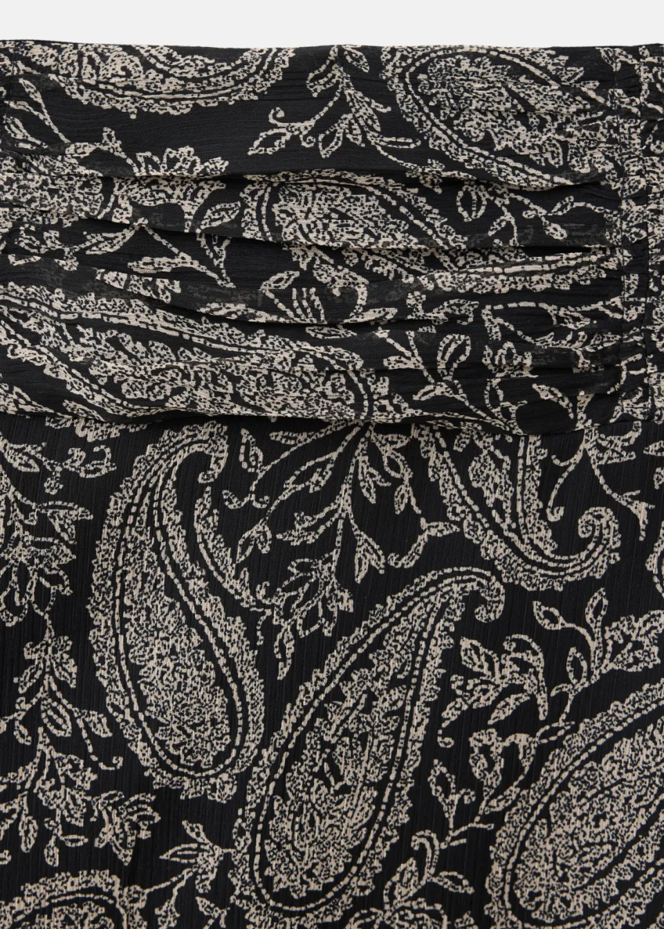 Mango maxi rok met paisleyprint zwart, foto 7