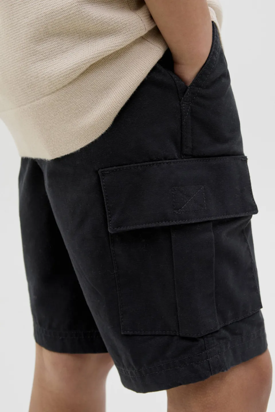 Jack & Jones loose cargoshort zwart, foto 7